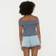 thumbnail image 2 of Polera Mujer Cuello Bote Azul Marino Corona, 2 of 5