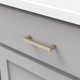 thumbnail image 4 of Tiradores para gabinete Hickory Hardware Skylight, níquel dorado, 96 mm, 4 of 9