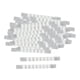 thumbnail image 5 of Tiras De Silicona Para Colgar Con Aletas, 100 Uds., Empuñaduras Adhesivas Para Colgar Ropa, Transparentes, 6x70mm, 5 of 5
