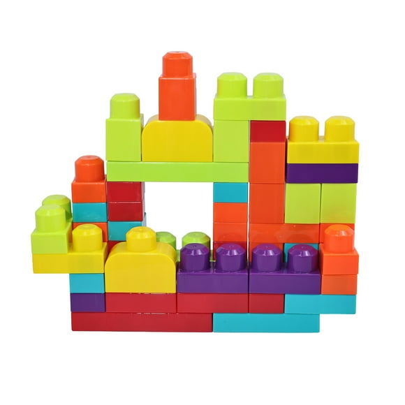 Balde de Bloques 50 Piezas Kidz Time