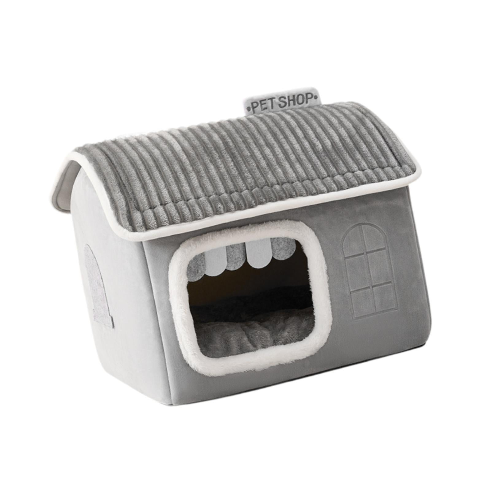 Magideal - Nido Para Gatos, Cueva Cálida Para Mascotas, Cojín Interior Autocalentable, Cama Para Gatos De Otoño E Invierno, Nido Para Dormir Cálido Cerrado Para M