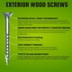 thumbnail image 2 of Tornillos para madera Phillips Velocity Exterior #8x3, 0,8 cm con Torx T20, 2 of 6