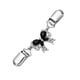 thumbnail image 4 of Broche Retro Clip Chal Bufanda Cardigan Suéter Clips De Broche Nudo De Arco Negro, 4 of 5
