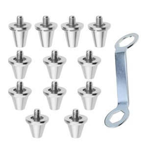 Ioensy - 12 Piezas De Clavos Para Botas De Fútbol De Césped Para Juegos Deportivos En Interiores Y Exteriores, 13 Mm Y 15 Mm