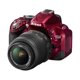 thumbnail image 2 of Cámara réflex digital Nikon D5200 de 24 MP con lente de 18-55 mm, color rojo, 2 of 4