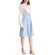 thumbnail image 4 of INSPIRE CHIC Falda con Tirantes Lindo para Mujer Cintura Alta Corsé Falda Skater Vestido Corto Midi XL Azul Claro, 4 of 7