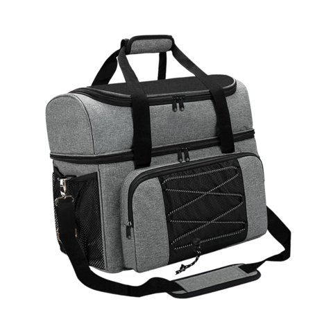 Ioensy - Bolsa Para Bolas De Bolos, Resistente, Multiusos, Profesional, Para Mujeres Y Hombres, Color Gris