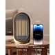 thumbnail image 2 of Calefactor portátil QQT de cerámica 1000 W para interiores, azul, 2 of 7
