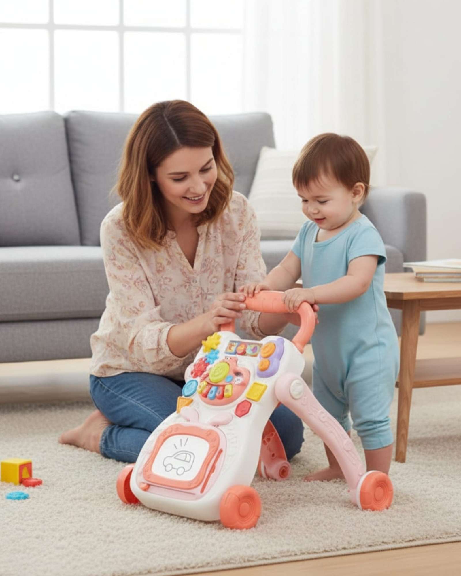 Todo Para El Hogar - Andador Interactivo Musical Con Luces Para Bebe