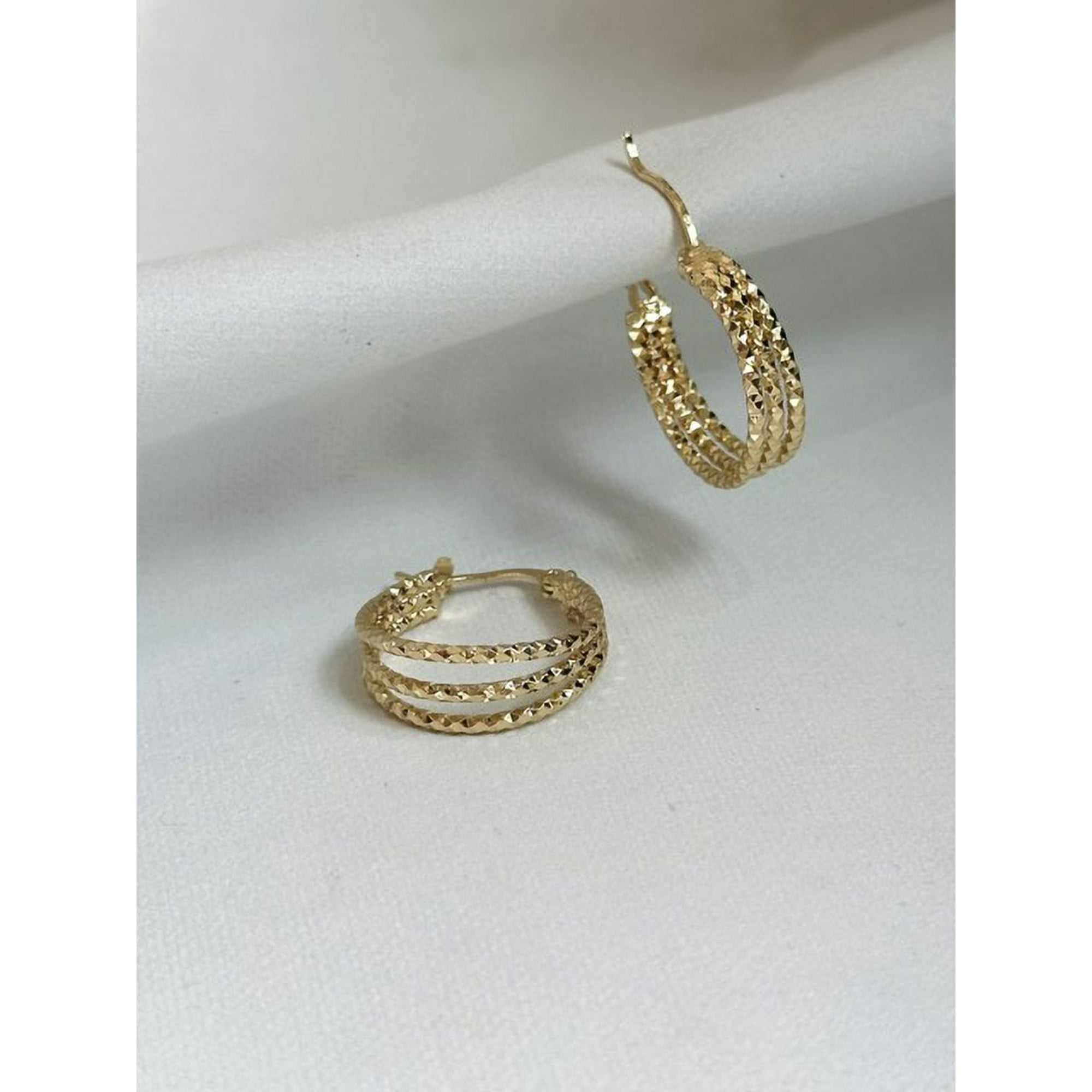 Collarbeauty - Aro Bañado En Oro 18k