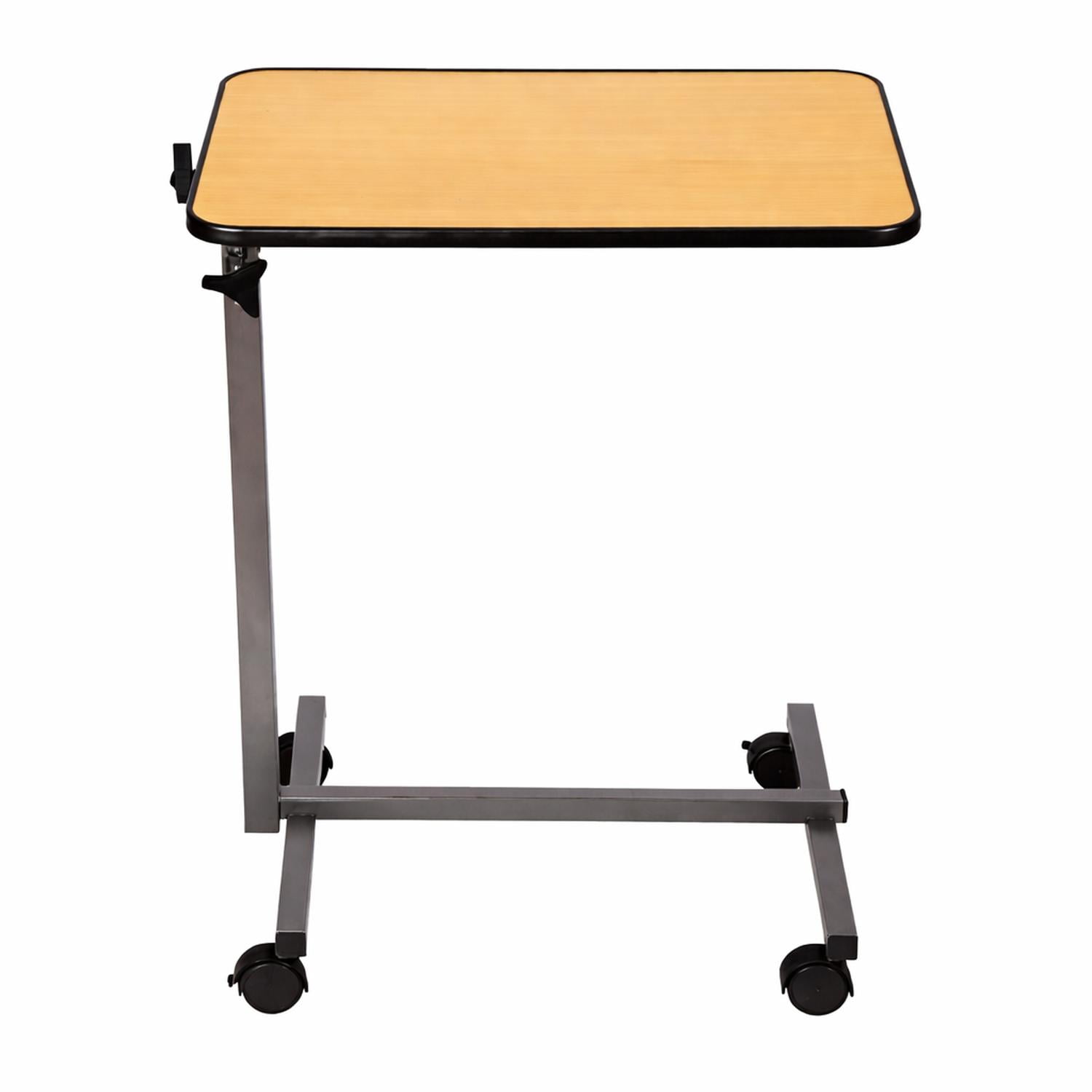 Glomed - Mesa Con Ruedas Ajustable Para Cama - Café