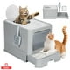 thumbnail image 1 of Arenero Gato Cerrado Baño Sanitario Con Tapa Y Pala Grande, 1 of 10