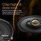 thumbnail image 4 of Altavoces para coche Pioneer TS-A1081F, 2 vías, coaxiales, 4 pulgadas, 4 of 6