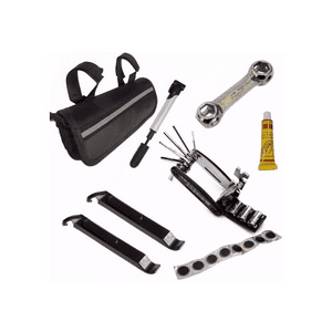 Importclick - Kit Herramientas Reparación Para Bicicletas + Bomba Neumáticos