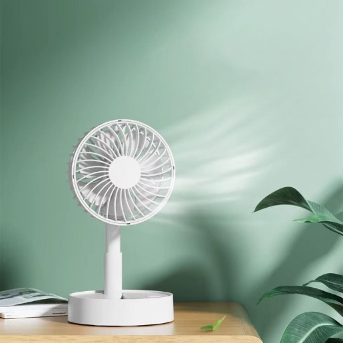 Genérico - Miniventilador Portátil Recargable Soporte Hogar Lau