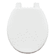 thumbnail image 1 of Asiento Wc Para Inodoro De Madera 42x36x12-16 Blanco, 1 of 3
