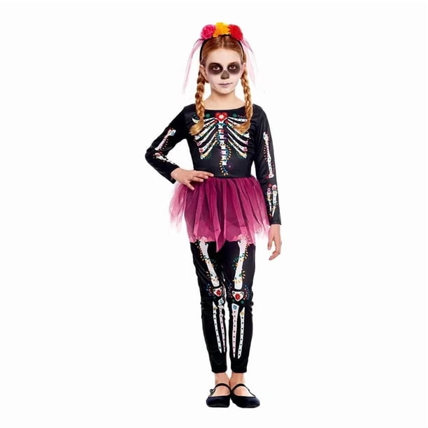 Disfraz de Catrina Halloween para Niñas 3 a 15 Años - Coco