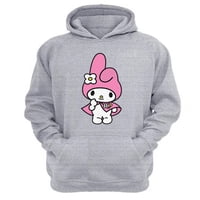 Genérico - Polerón Canguro Melody Gris Claro Talla S Unisex