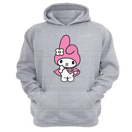 Genérico - Polerón Canguro Melody Gris Claro Talla S Unisex