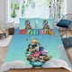 thumbnail image 2 of Fuera del Nido Conjunto de sábanas temático, trío de piezas, cómodo y amigable con la piel, diseño único, regalo de decoración para el hogar para familiares, amigos y fans,140cm *210cm, 2 of 6
