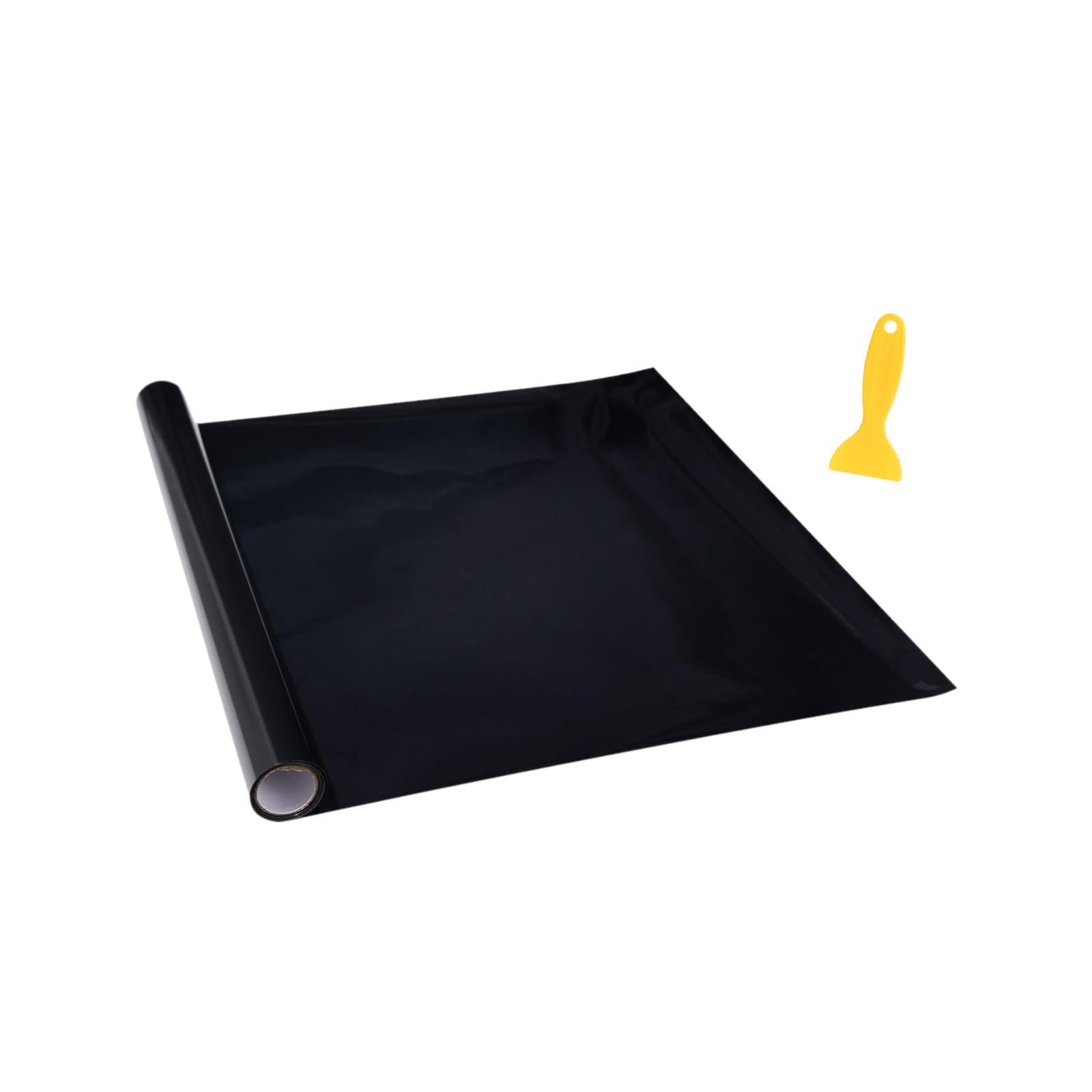 Magideal - Fondo Del Acuario, Adherencia Estática, Fondo Negro Del Tanque De Peces, Fondo Del Acuario Del Tanque De Peces, Fondo De Pantalla Del Acuario, Fondo D Ancho 40cm