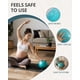 thumbnail image 3 of Pelota de Pilates Trideer de 20 cm para core, yoga y terapia con bomba, 3 of 8