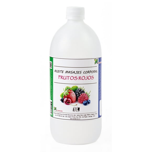 Aceite De Masajes Frutos Rojos - 1 Litro