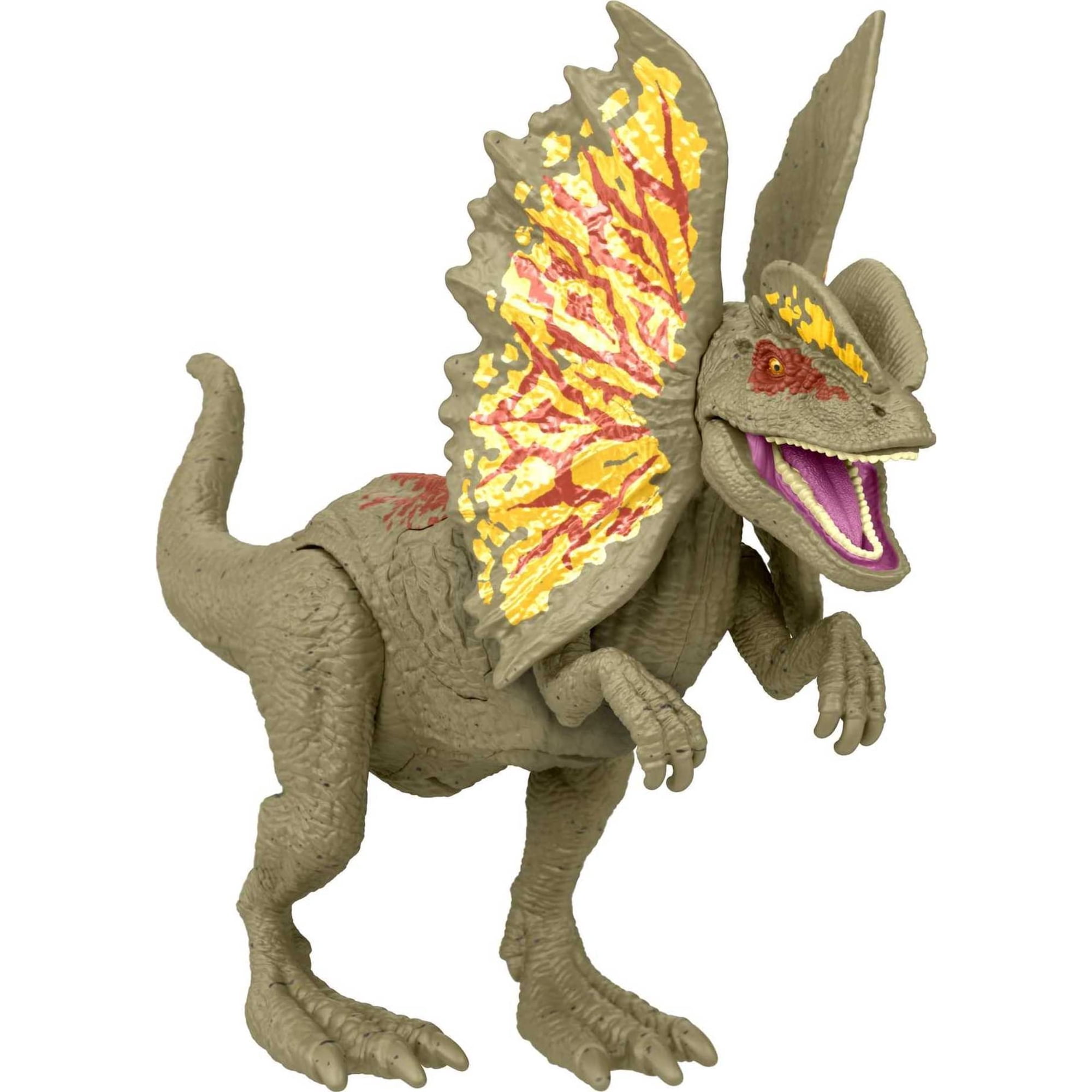 Figura De Acción Jurassic World Epic Attack Dilophosaurus