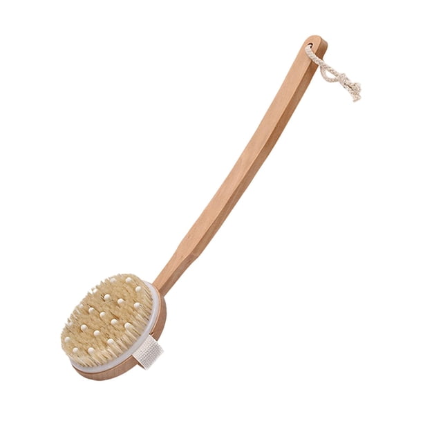 Cepillo de Baño para Uso en Seco Y Húmedo. Cepillo de Espalda con Cerdas Suaves. También Sirve Como Cepillo de Fregado Y Cepillo de Ducha para Spa, Sa 42 cm x 11 cm