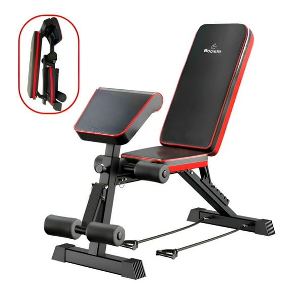 Press Banca Boomfit 7 Niveles Multifuncional Plegable 16en1