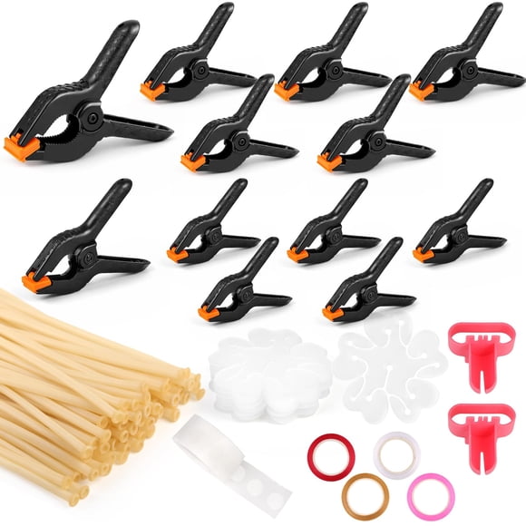 Kit de clips para arcos de globos fooind - paquete de 12, color negro