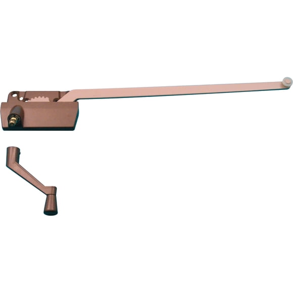 Operador de ventana abatible Truth 34 cm con manija de bronce – unidad simple