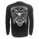thumbnail image 2 of Camisa Harley-Davidson negra de manga larga con gráfico de calavera y águila, 2 of 2