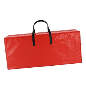 Magideal - Bolsa De Almacenamiento Para Árbol De Navidad, Bolsa Grande Para Árbol De Navidad Con Asas De Transporte, Protege Contra El Polvo, La Humedad, Bolsa D Rojo 165X38X76Cm