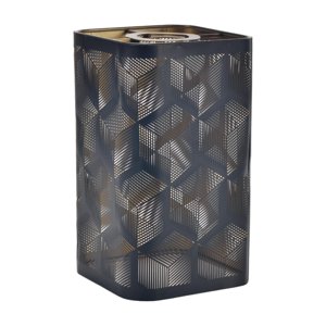 Ioensy - Clip De Pantalla De Lámpara Colgante En La Cubierta De La Lámpara Pantalla De Metal Para Sala De Estar Prismática