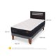 thumbnail image 3 of Cama Europea Premium 1.5 Plaza Base Normal, 3 of 12