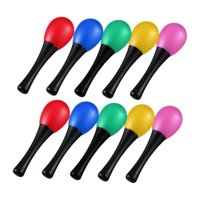 Magideal - 10 Uds. Coctelera De Recuerdo De Fiesta De Maracas Para Niños, Sonajero De Mano Fácil De Aprender Para Entretenimiento, Reunión De Fiesta Para Princip