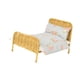 thumbnail image 2 of 1:12 Casa De Muñecas Modelo De Cama Doble Juego De Simulación Mini Cama Para Decoración De Dormitorio C, 2 of 3