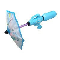 Total Click - Juguete Lanza Agua 2 En 1 Escudo Celeste Infantil