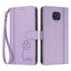 thumbnail image 3 of Funda Cartera Trébol para Xiaomi Redmi Note 9S 4G con Ranuras Tarjetas y Carga Inalámbrica Morado claro, 3 of 6