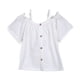 thumbnail image 1 of Polera Niña Manga Corta con Tirantes Blanco Pillin, 1 of 3