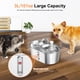 thumbnail image 5 of Fuente de agua para gatos Simnoble de 3 L de acero inoxidable y silenciosa, 5 of 9
