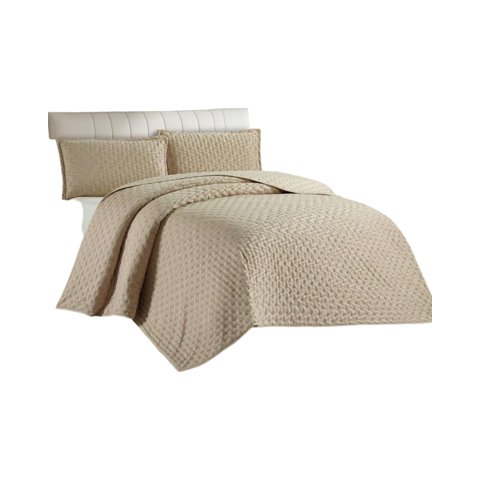 Tengfei - Quilt Plaza Y Media De Lujo Extra Suave Con Relieves De Tufting