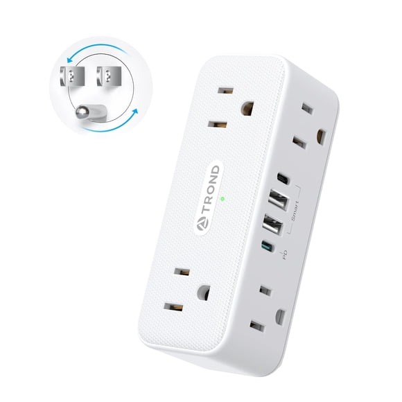 Extensor de salida Protector contra sobretensiones TROND 6 AC con USB PD de 20 W