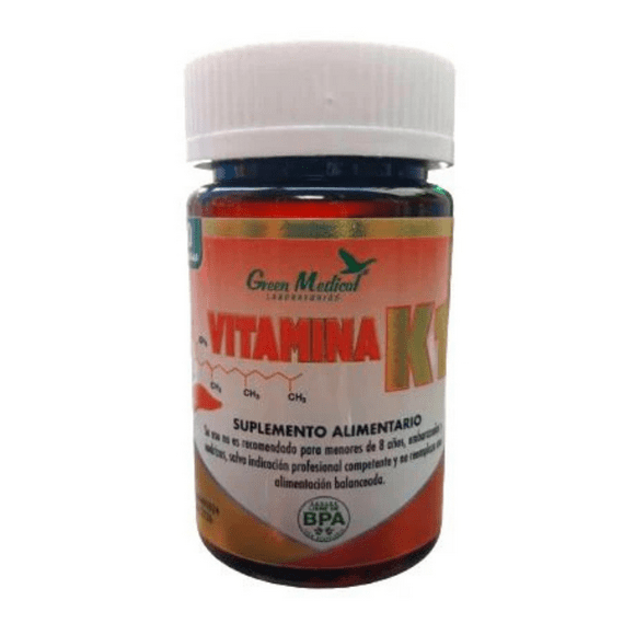 Vitamina K1 X 60 Capsulas 100 Mcg Green Medical
