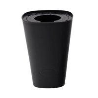 Ioensy - Maceta Colgante Ligera Para Exteriores, Para Escritorio De Oficina Y Jardín, Color Negro