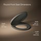 thumbnail image 3 of Asiento de inodoro KOHLER K-26802-58 Impro ReadyLatch Quiet Close, 3 of 9