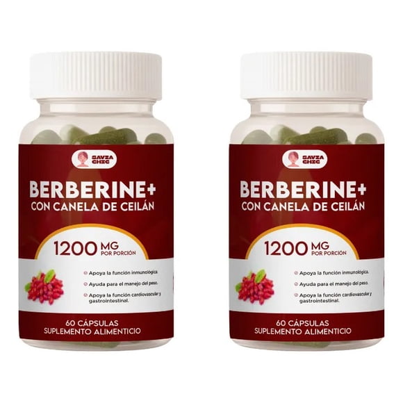 Pack 2 Berberina 1200mg Canela Ceilán Savia Chic