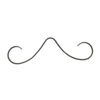 Ioensy - Anillo Para La Nariz Con Bigote Y Tabique, Anillo Para El Tabique Con Bigote Para San Valentín, Cumpleaños, Verano, Negro