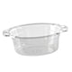 thumbnail image 4 of Lavabo Transparente Accs Con Agujeros Lavabo Para Almacenamiento Mezcla Limpieza Peque?o Gris, 4 of 5